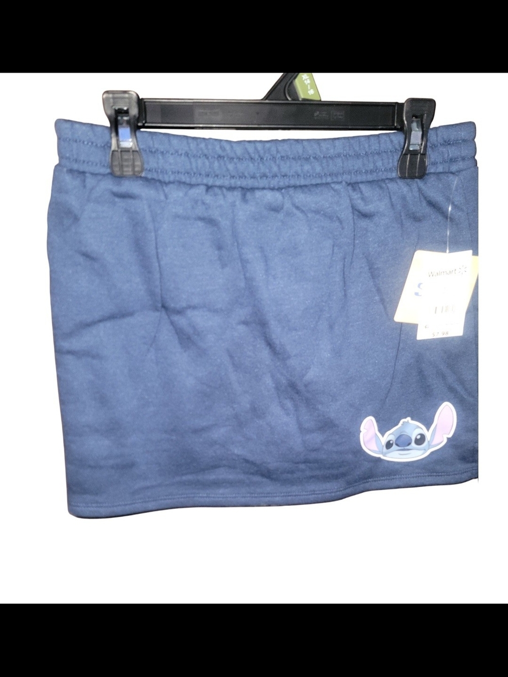 Navy Blue Girls Skort with Stitch Character Accent